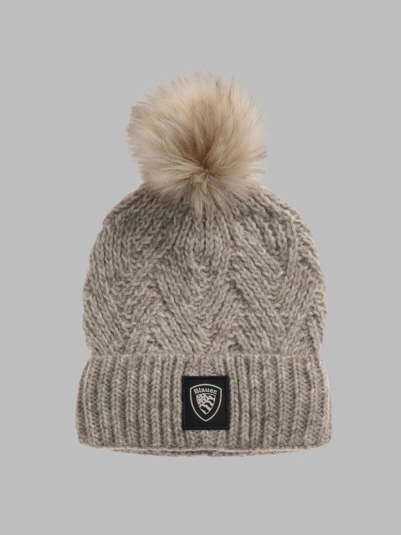 BLAUER Berretto Donna DEADYS-Mouline Bianco