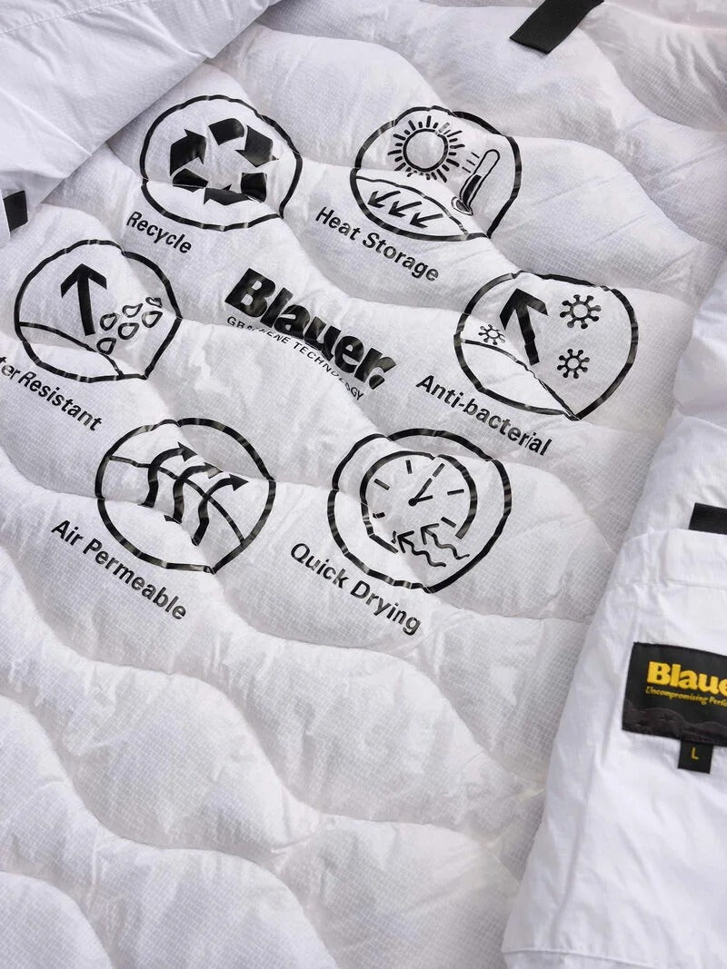 BLAUER Giubbotto Uomo CAPITAL-Bianco