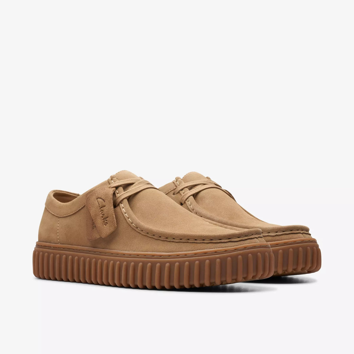 CLARKS Scarpa Uomo TORHILL LO SUEDE-Sand