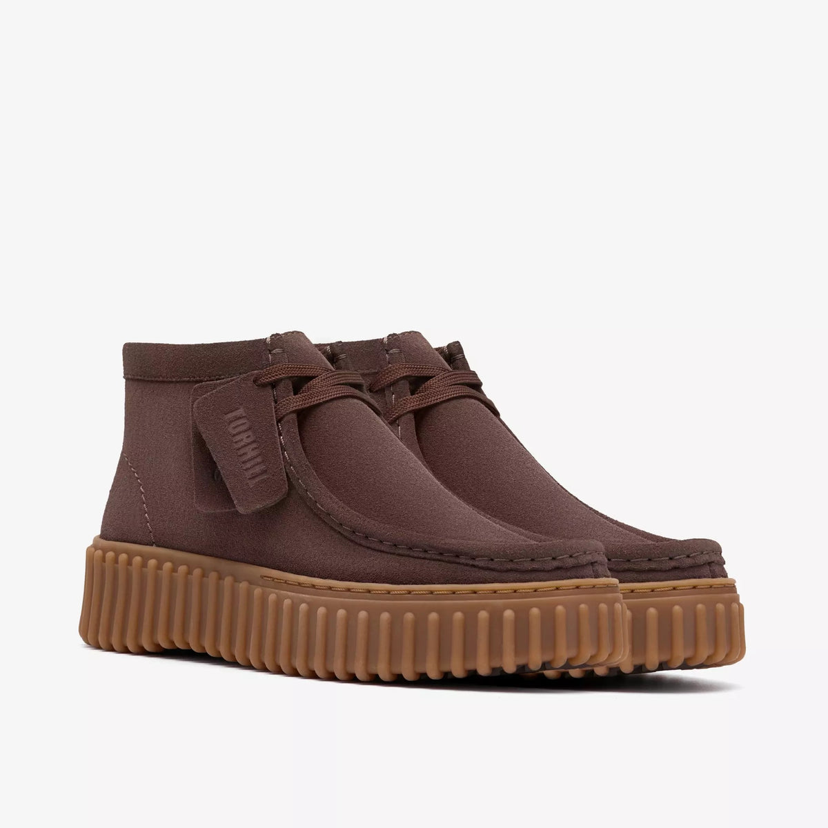 CLARKS Scarpa Donna TORHILL MOSS SUEDE-Marrone