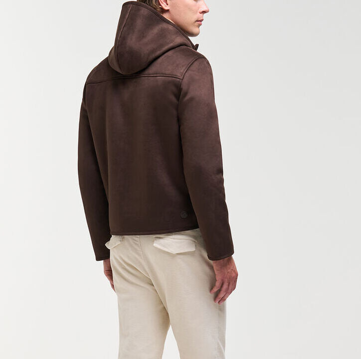 COLMAR Giacca Uomo Camoscio-Marrone Black Coffee