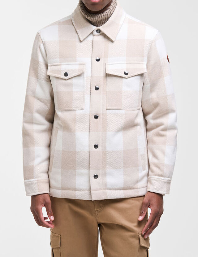 COLMAR Overshirt Uomo Imbottita-Beige Nude