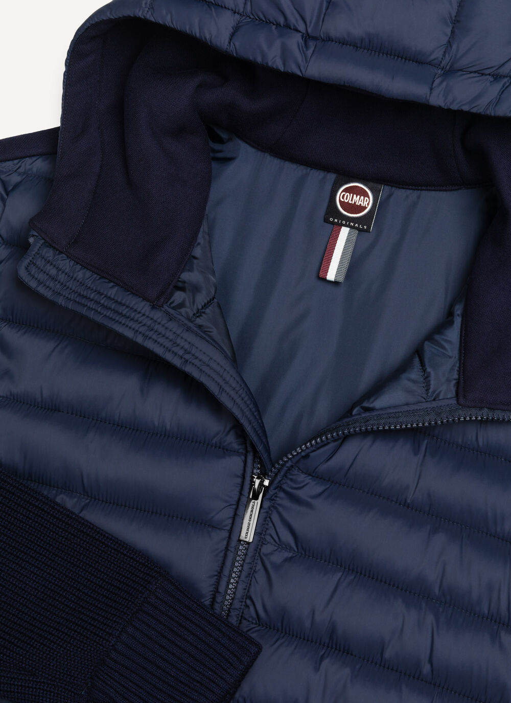 COLMAR Giacca Uomo Ibrida Cappuccio LEGACIES-Blu Navy
