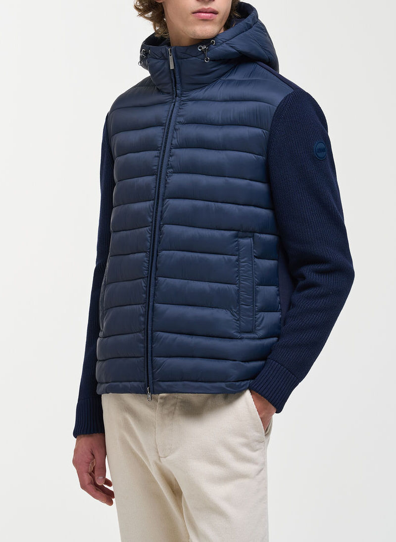 COLMAR Giacca Uomo Ibrida Cappuccio LEGACIES-Blu Navy