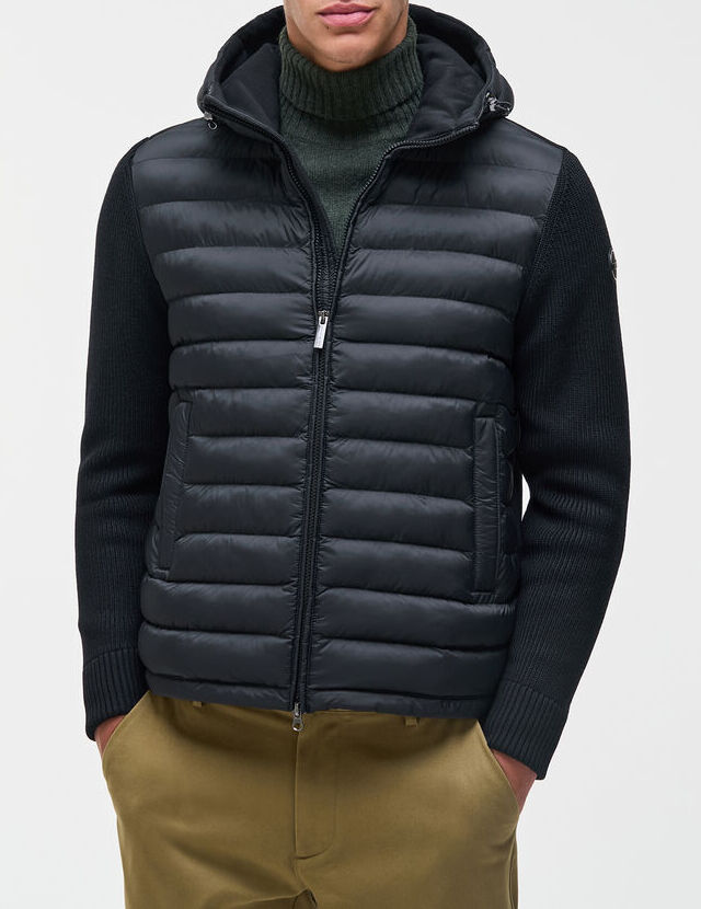 COLMAR Giacca Uomo Ibrida Cappuccio LEGACIES-Black