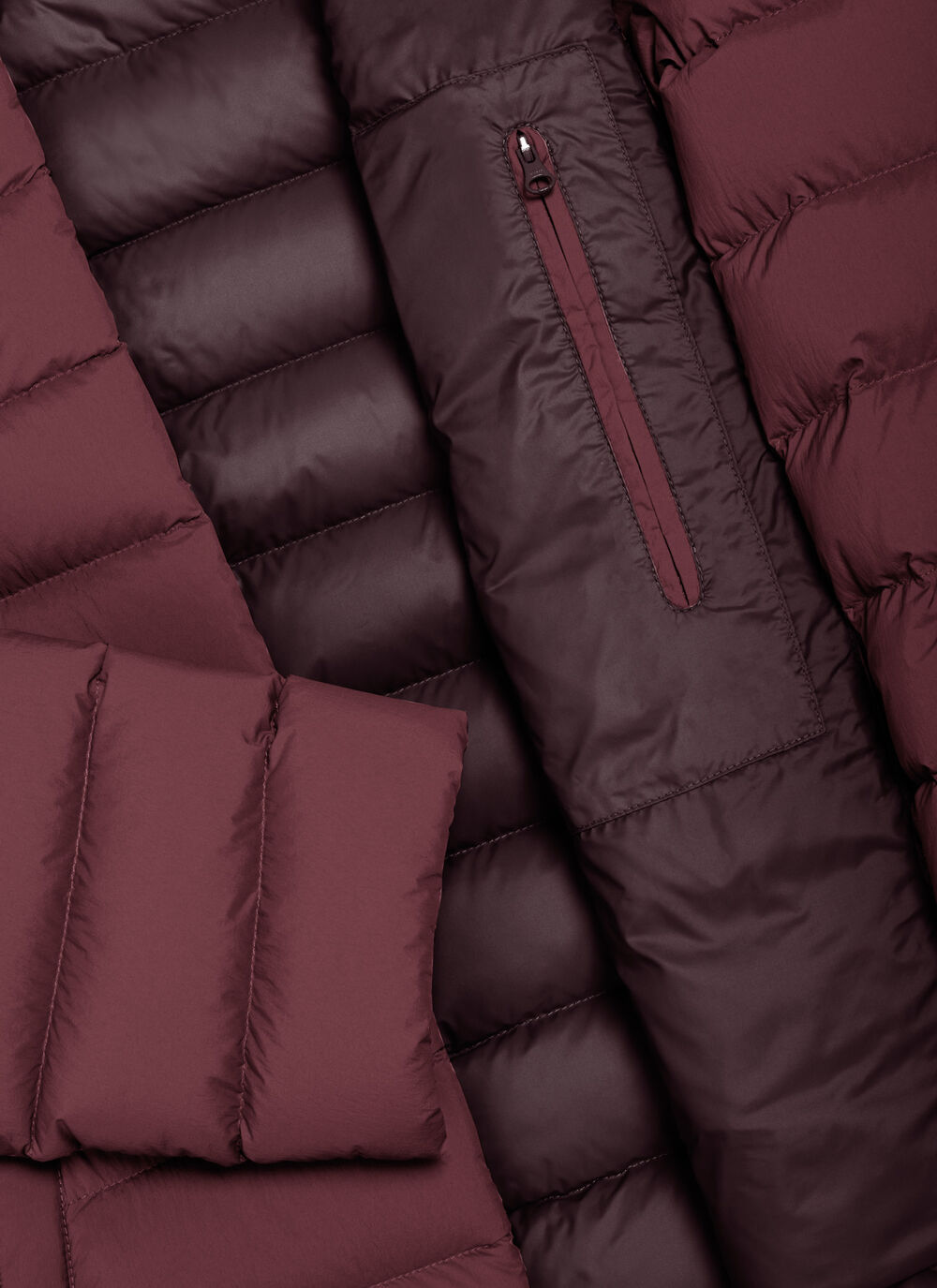 COLMAR Piumino Uomo Cappuccio Fisso MINDSET-Bordeaux Mattone