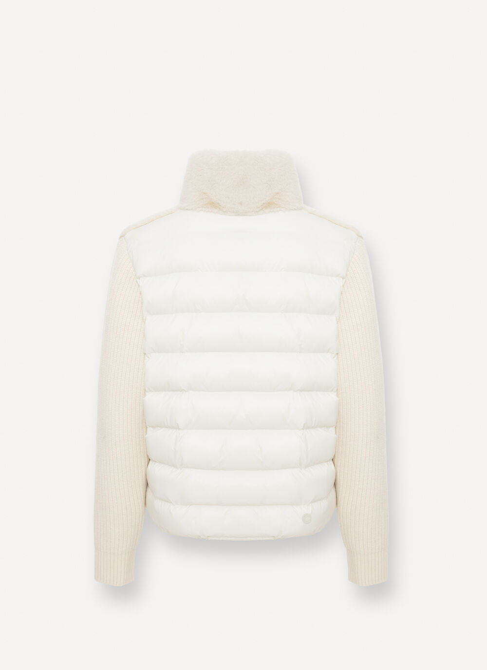COLMAR Giacca Donna Ibrida Ecopelliccia-Bianco Nude