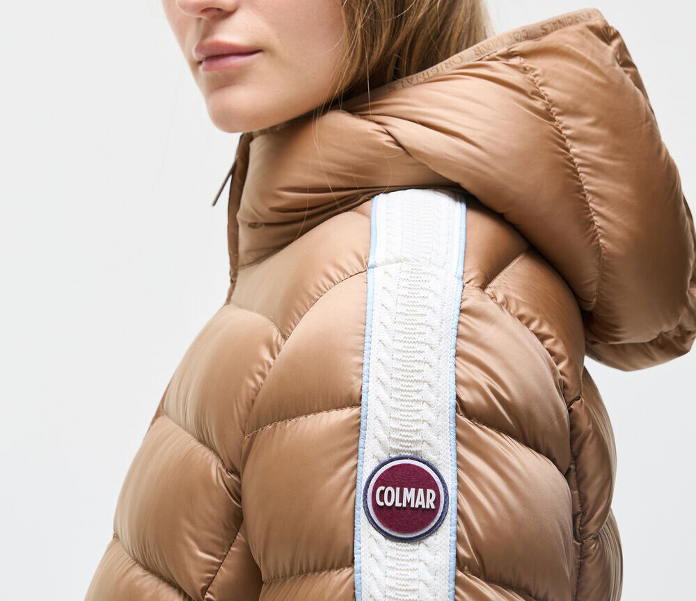 COLMAR Piumino Donna Heritage Cappuccio-Beige Marrakech