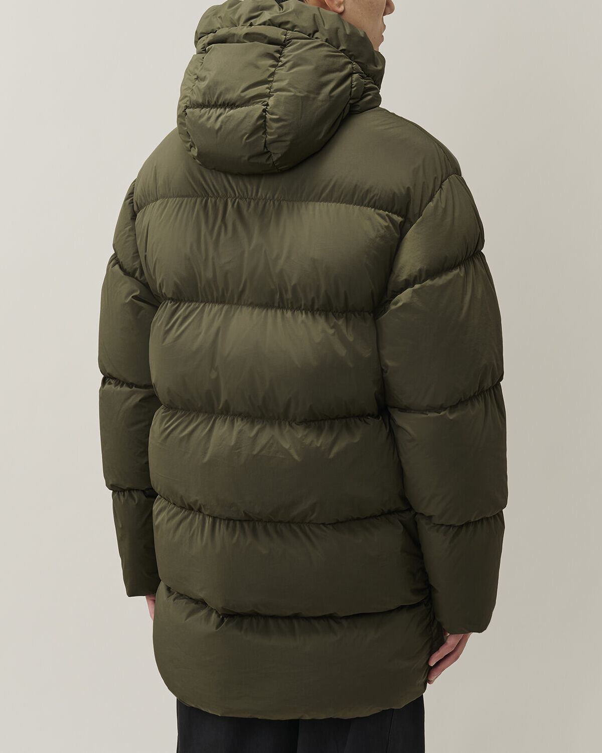 C.P. COMPANY Piumino Uomo Nycra-R Lens Long-Ivy Green