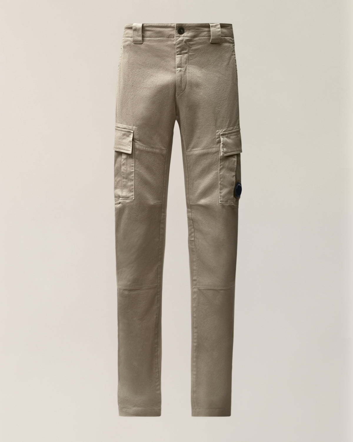 C.P. COMPANY Pantalone Uomo Stretch Sateen Ergonomic Cargo-Fallen Rock
