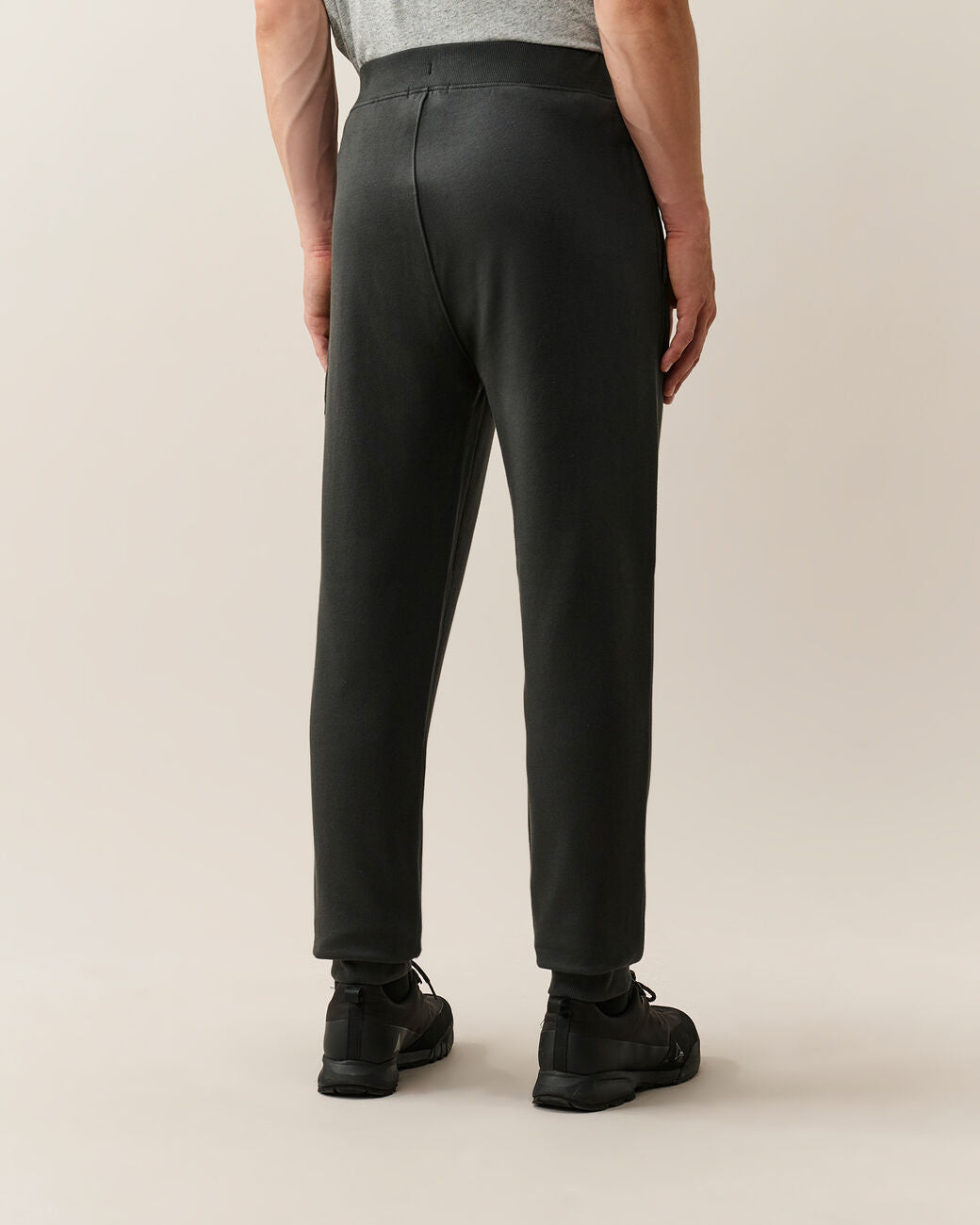 C.P. COMPANY Pantalone Uomo Diagonal Raised Fleece Lens-Raven Grey