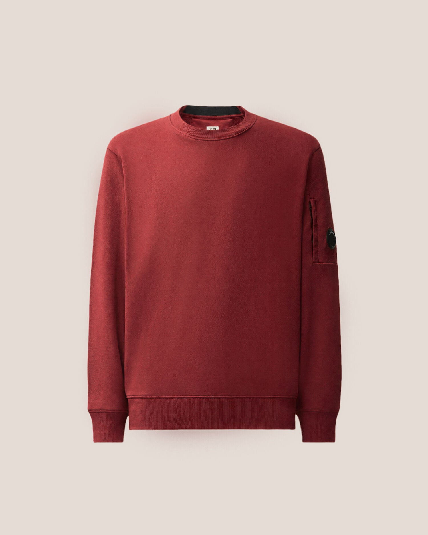 C.P. COMPANY Felpa Uomo Diagonal Raised Fleece Crewneck-Andorra