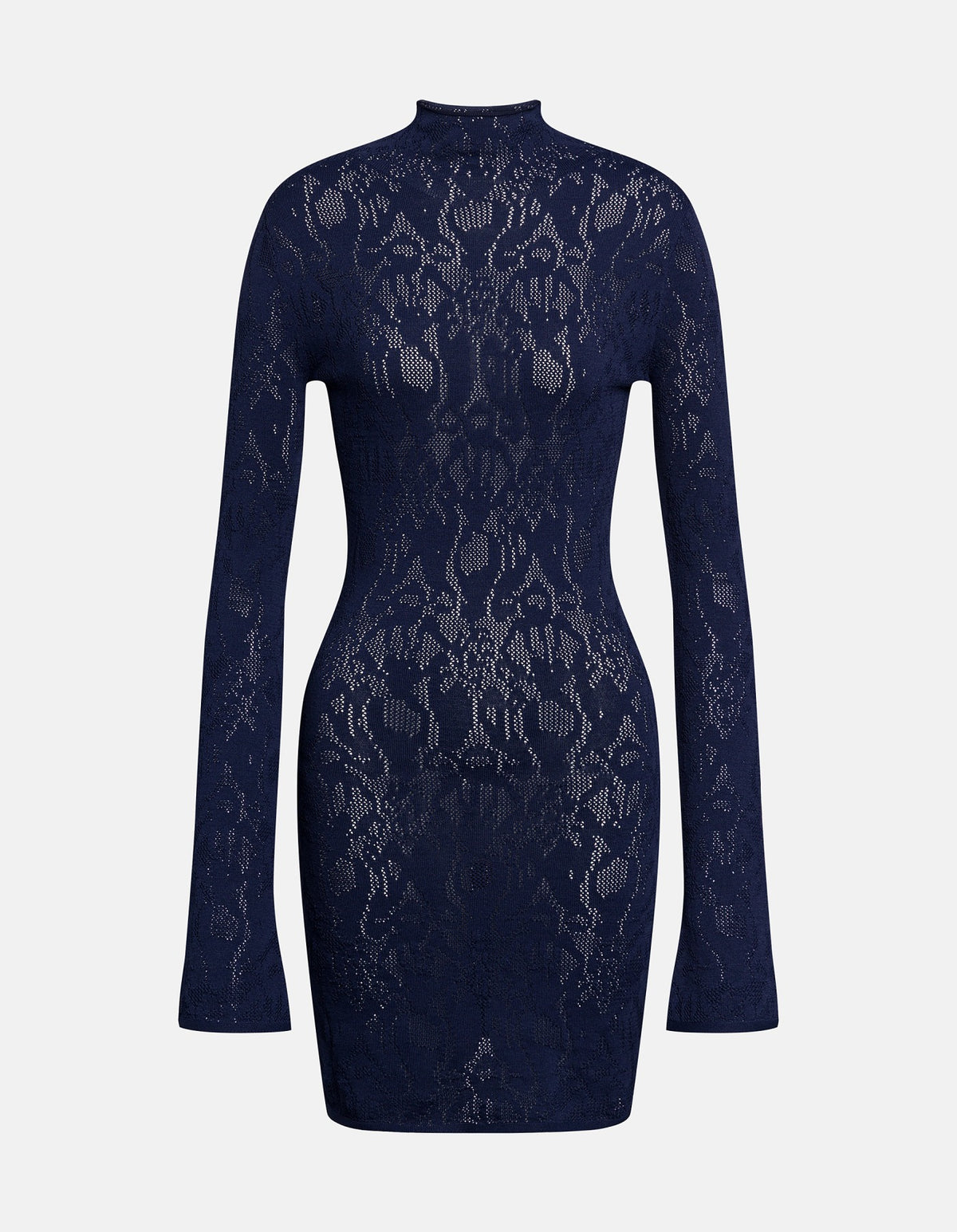 DONDUP Abito Corto Donna Tricot Viscosa Jacquard-Universo