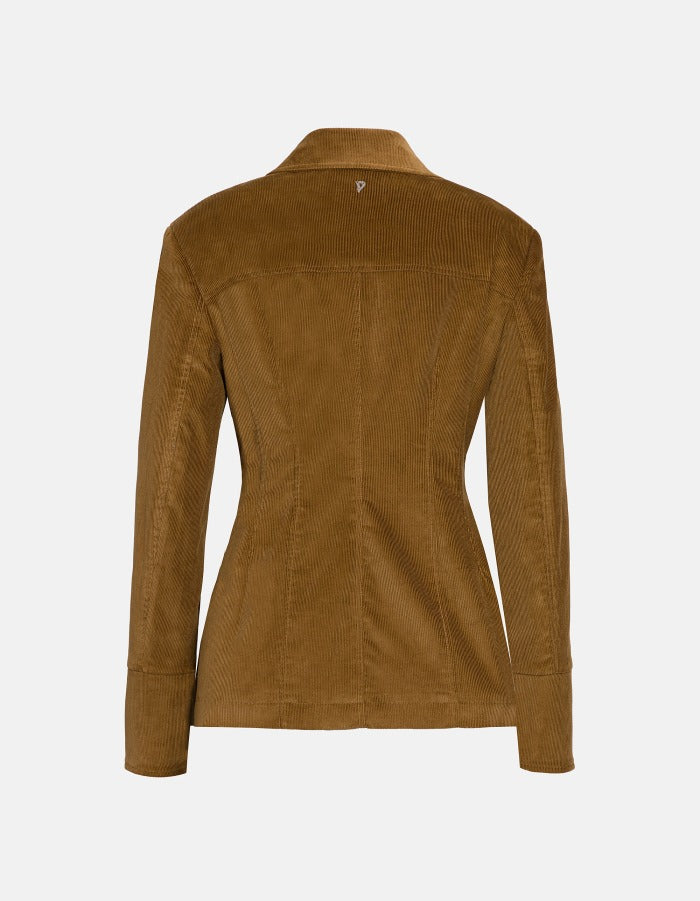 DONDUP Giacca Donna Velluto Stretch-Cammello