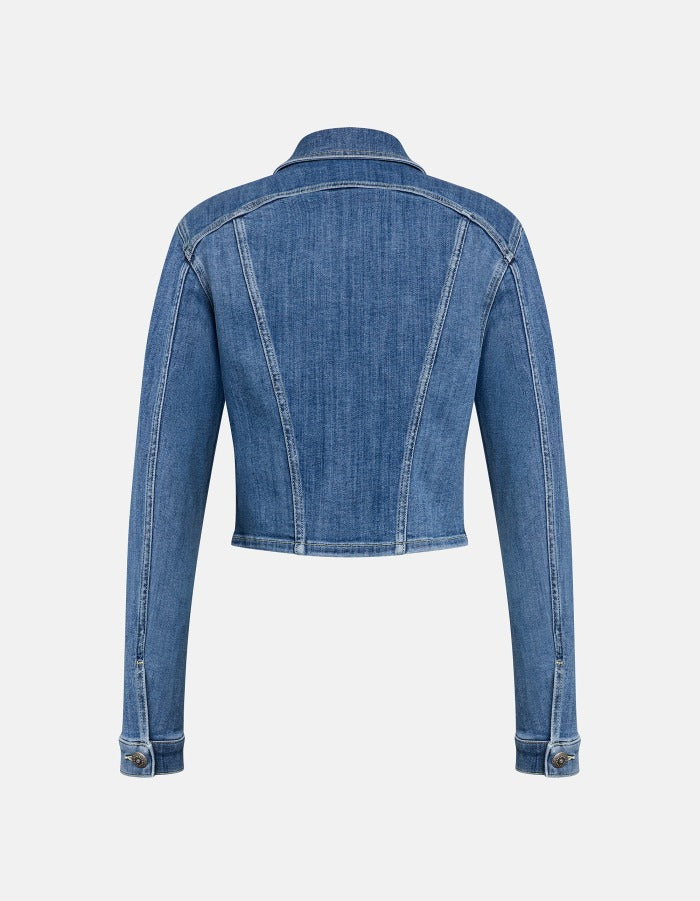 DONDUP Giacca Donna Denim Stretch-Blu