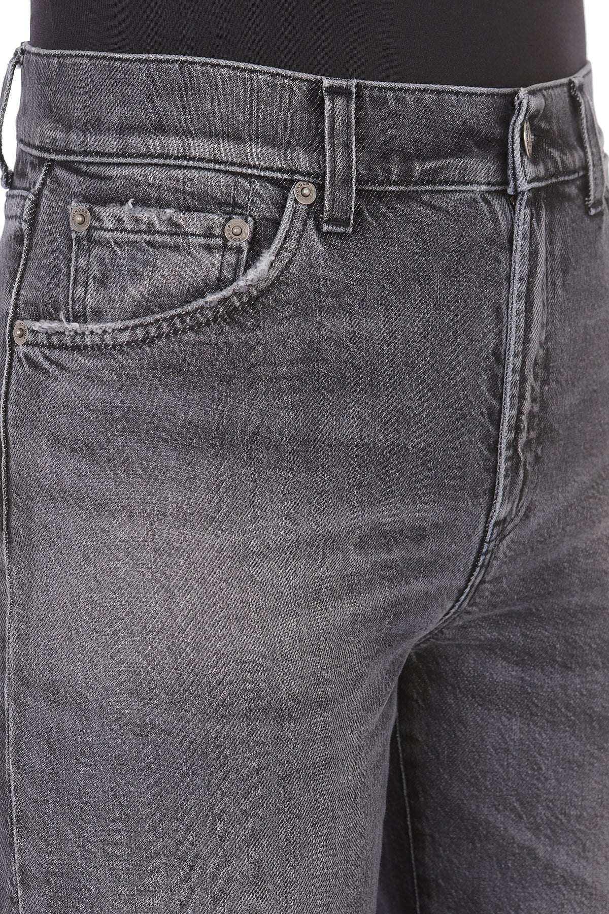 DONDUP Jeans Donna AMBER Wide Leg-Nero