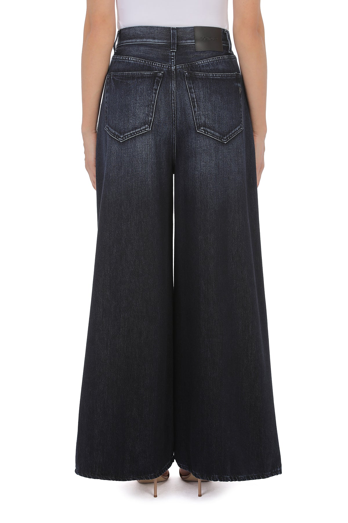 DONDUP Jeans Donna MAGGIE Wide Leg-Blu