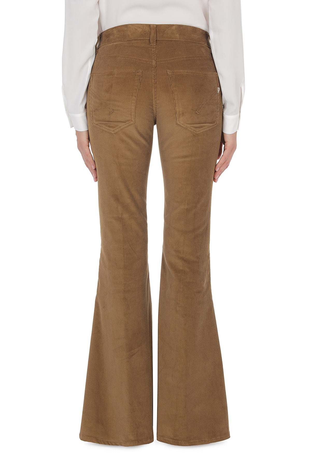 DONDUP PANTALONE Donna KAREN Skinny-Cammello