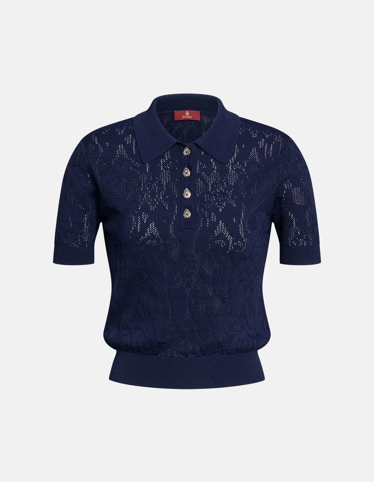 DONDUP Polo Donna Tricot Jacquard-Universo