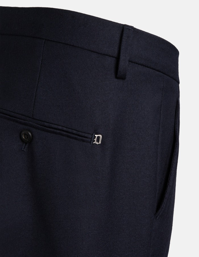 DONDUP Pantalone Uomo Gaubert Slim Flanella-Universo