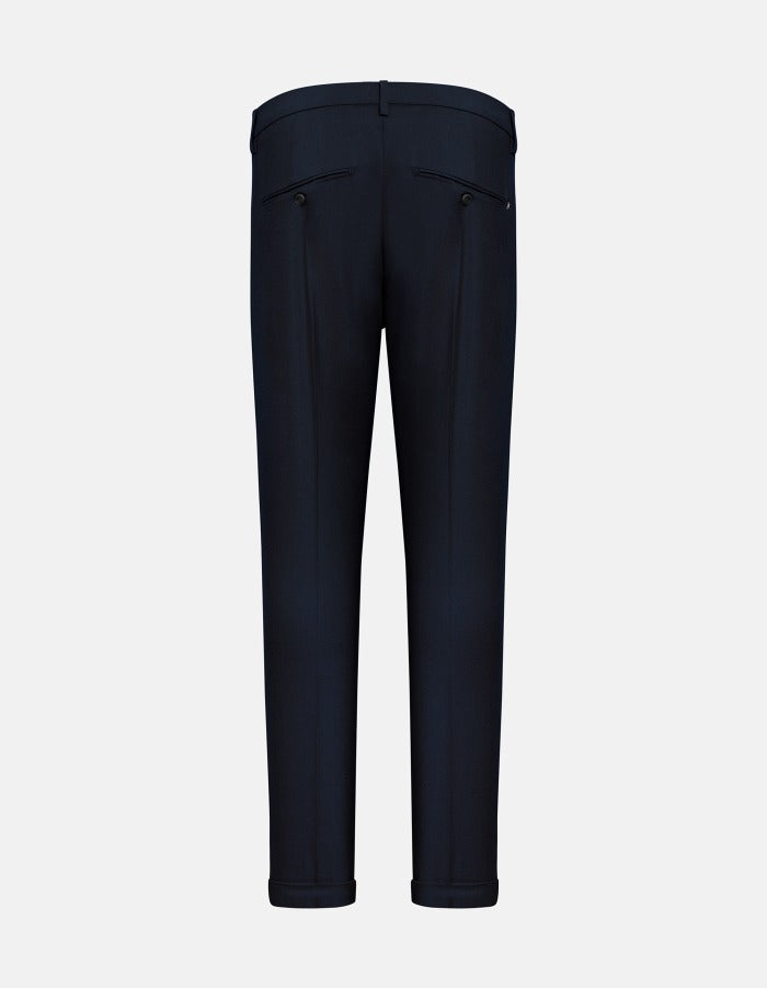 DONDUP Pantalone Uomo Gaubert Slim Flanella-Universo