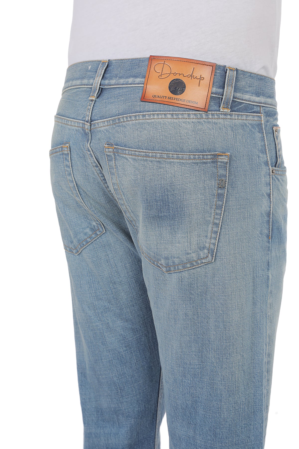 DONDUP Jeans Uomo Icon Slim-Blu