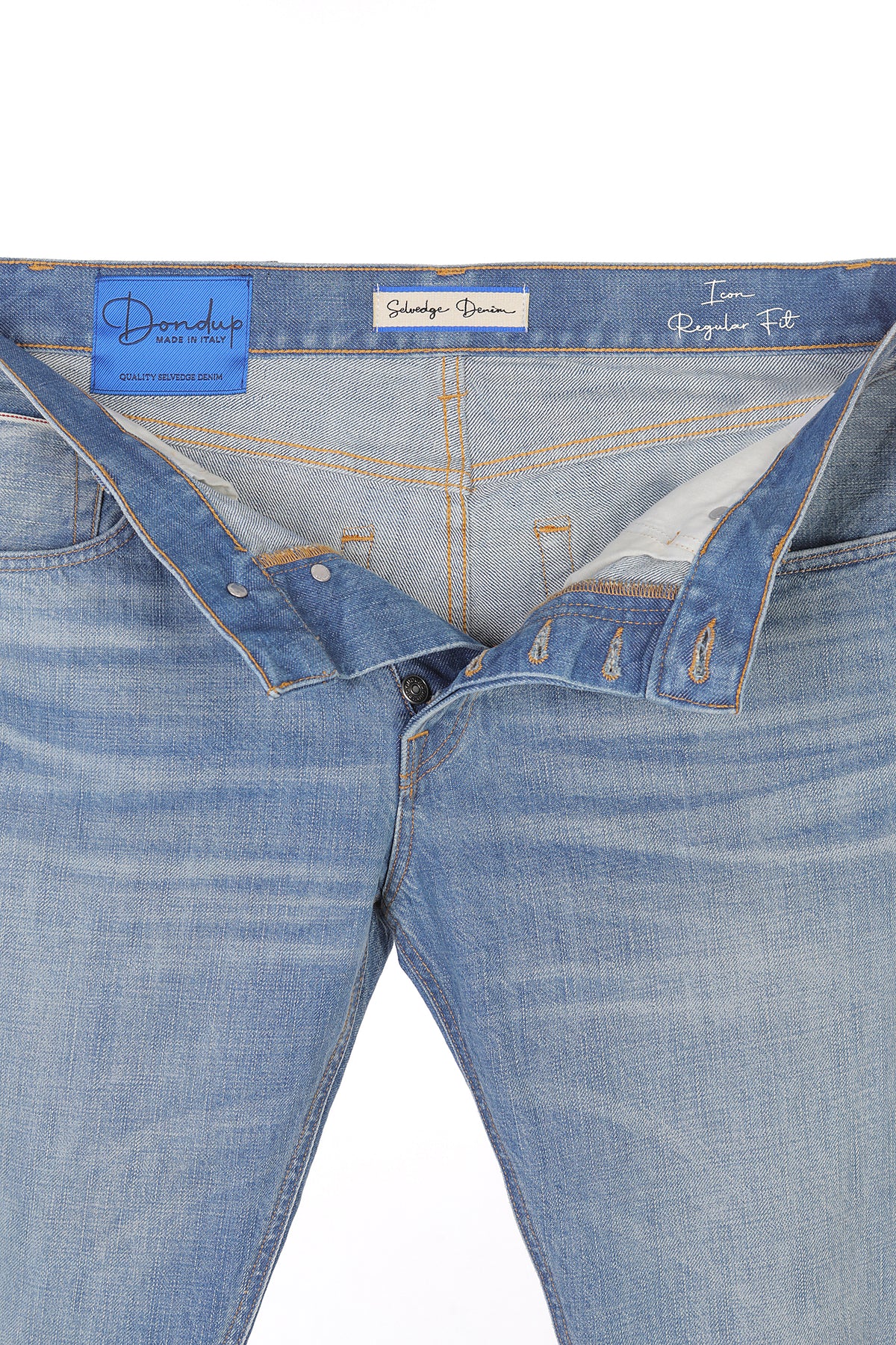 DONDUP Jeans Uomo Icon Slim-Blu