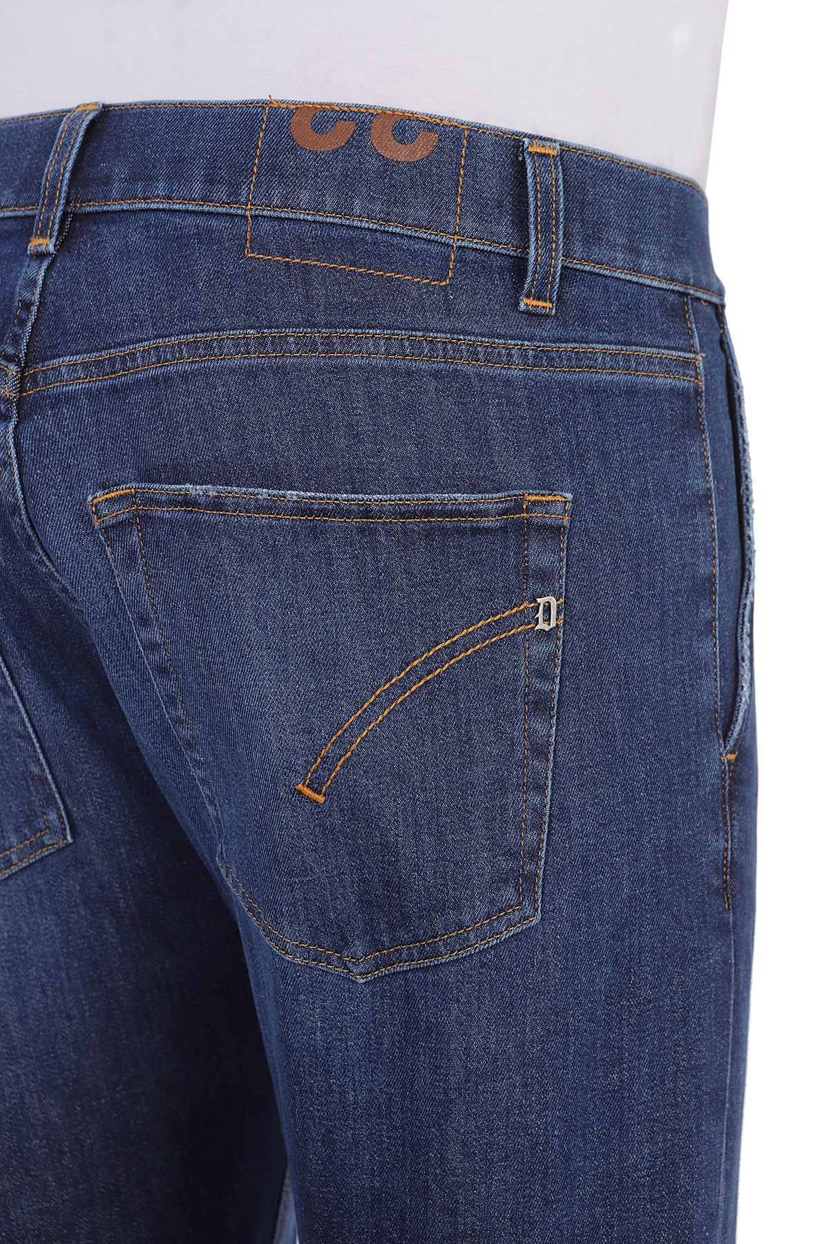 DONDUP Jeans Uomo Jeff Carrot-Blu