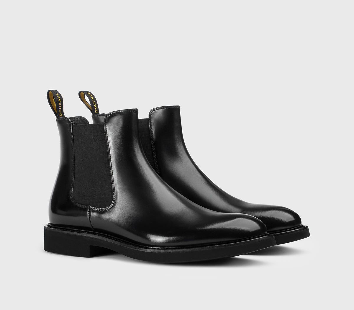 DOUCAL'S Stivaletto Beatles Uomo Pelle-Nero