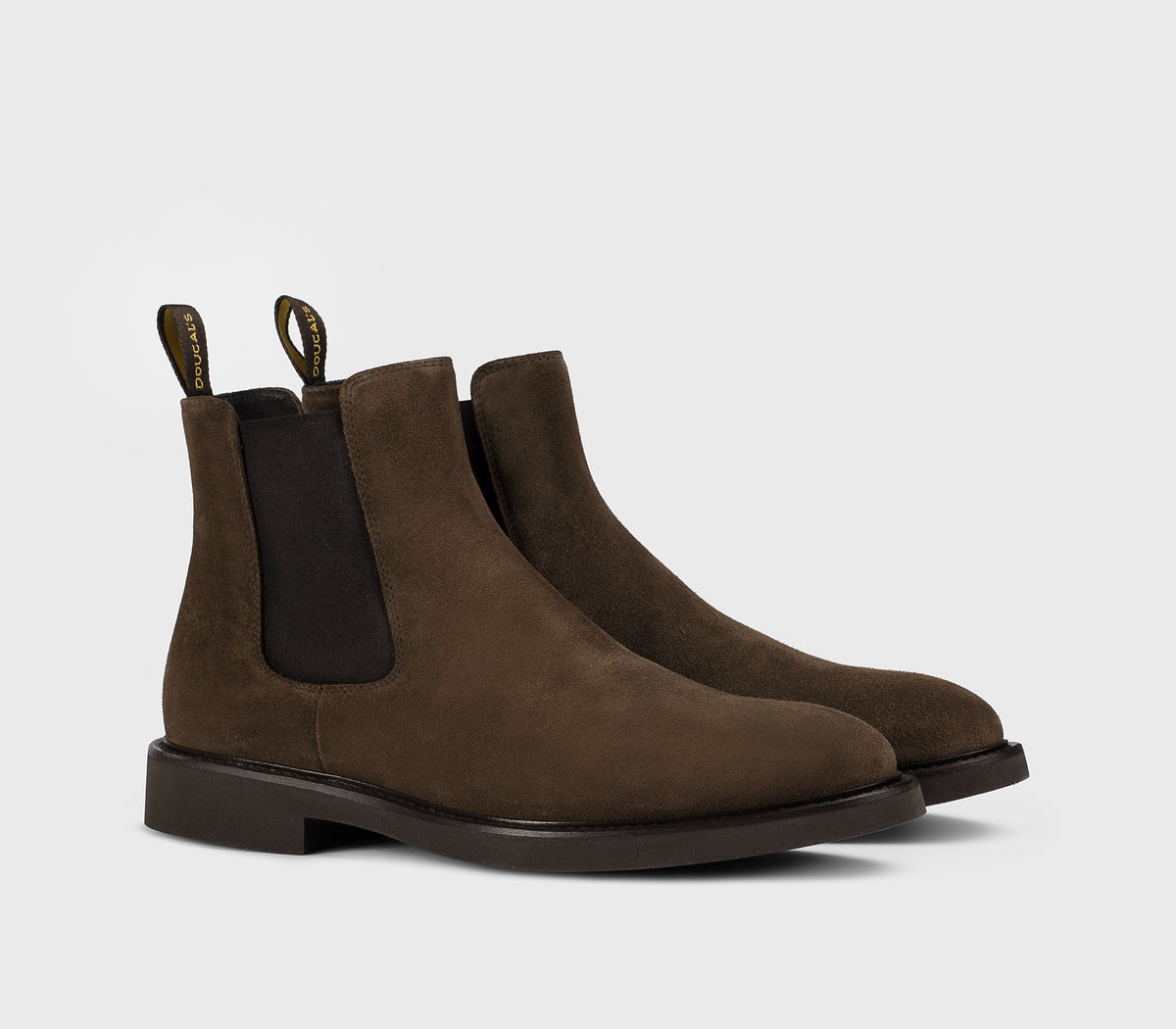DOUCAL'S Stivaletto Beatles Uomo Suede-Habana