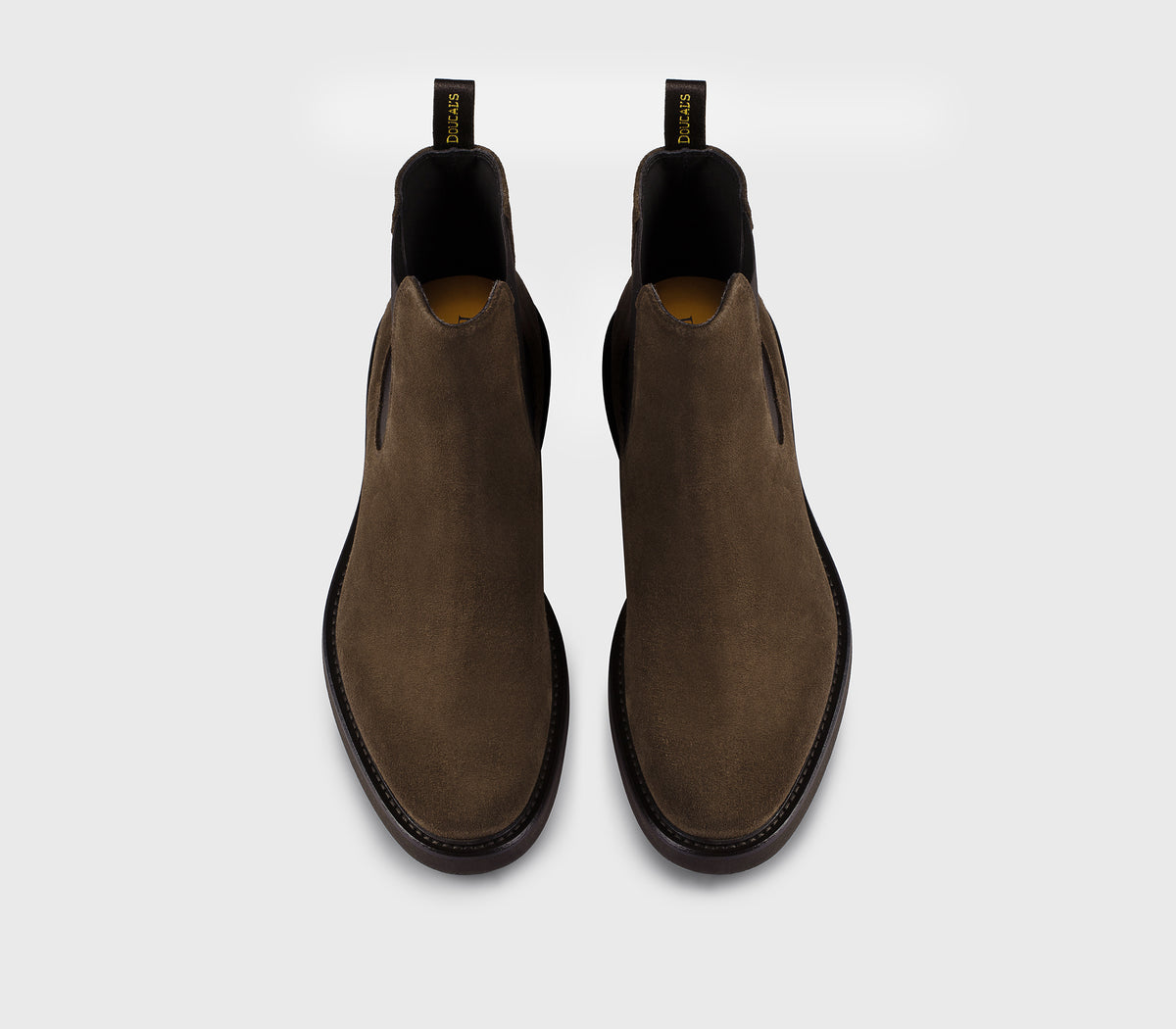 DOUCAL'S Stivaletto Beatles Uomo Suede-Habana