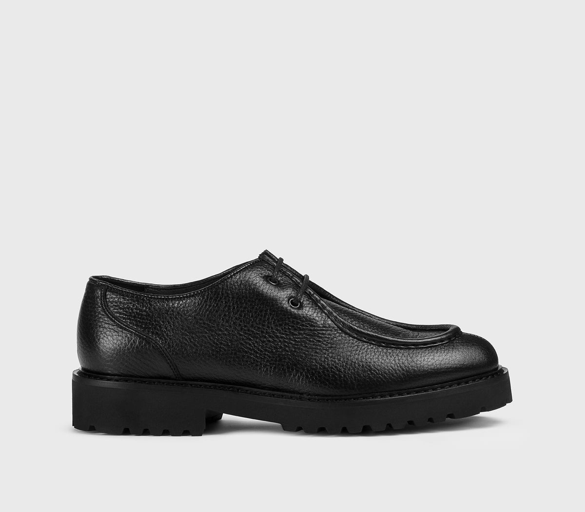 DOUCAL'S Scarpa Uomo DERBY Pelle Cervo-Nero