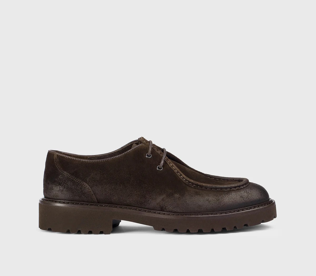 DOUCAL'S Scarpa Uomo Derby Suede-Terre