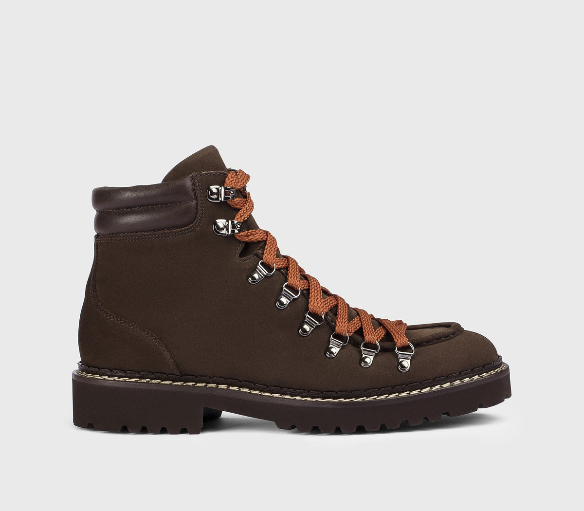DOUCAL'S Scarponcino Uomo GANCI Nabuk-Mogano