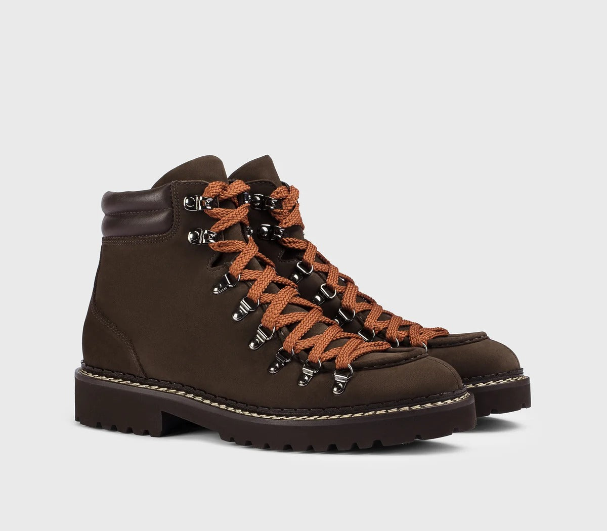 DOUCAL'S Scarponcino Uomo GANCI Nabuk-Mogano