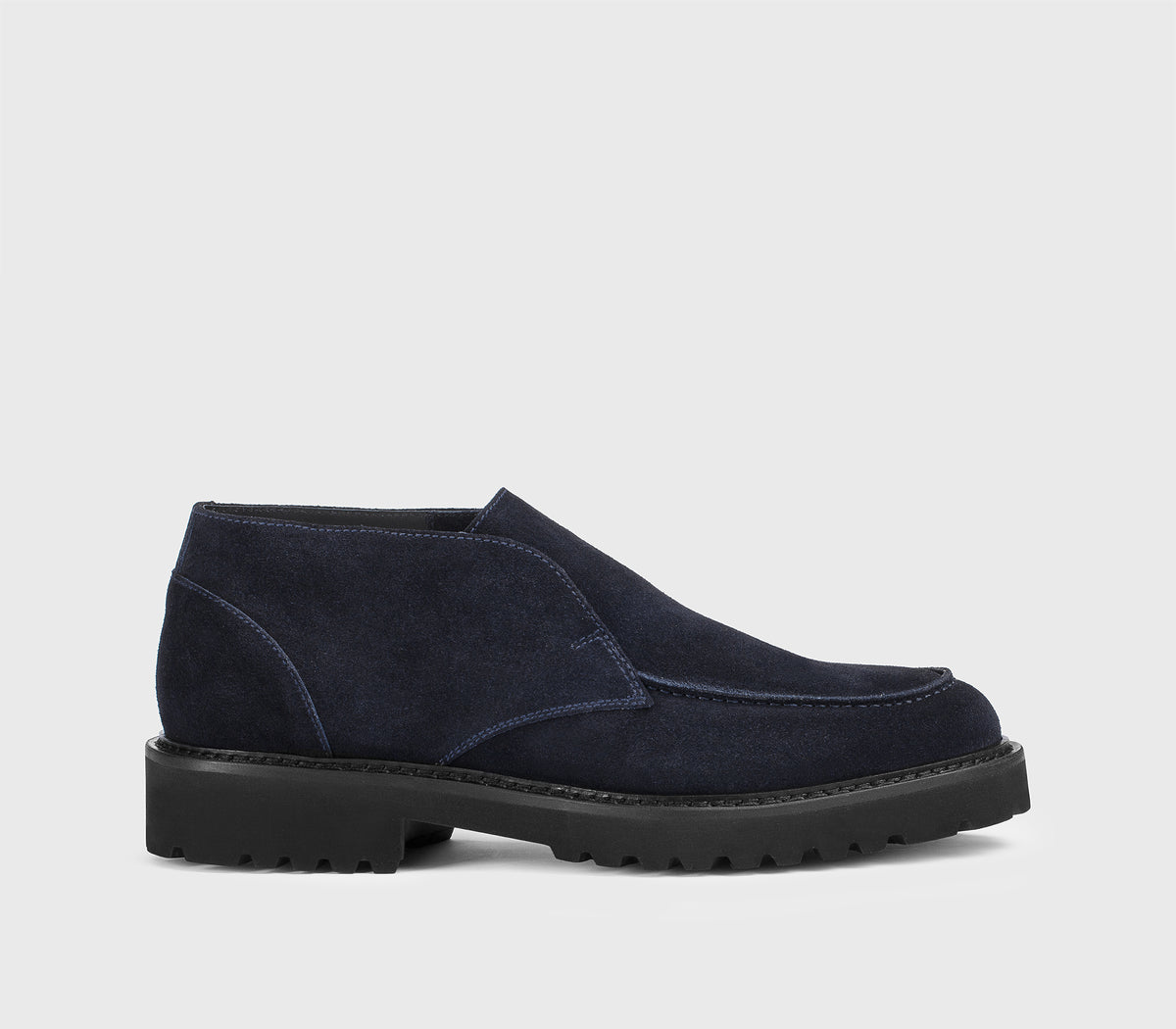 DOUCAL'S Scarpa Uomo Desert Boot Suede-Blu