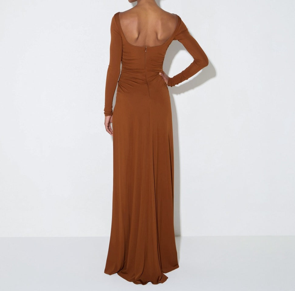 ELISABETTA FRANCHI Abito Red Carpet jersey crêpe