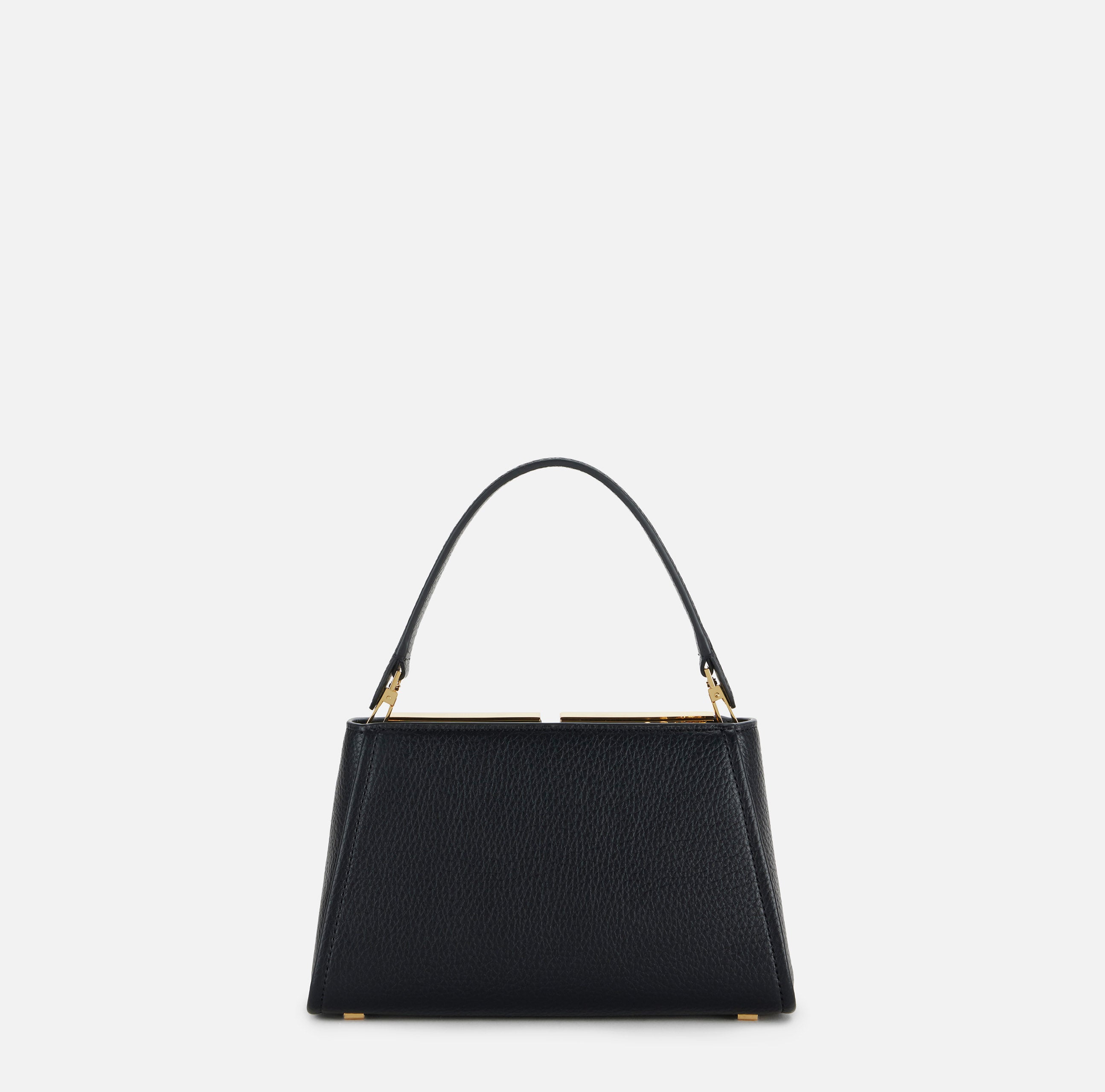 ELISABETTA FRANCHI Borsa a Mano Ecopelle Logo-Nero