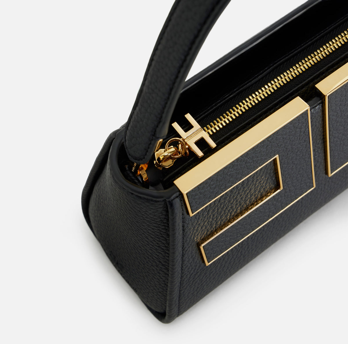 ELISABETTA FRANCHI Borsa a Mano Ecopelle Logo-Nero