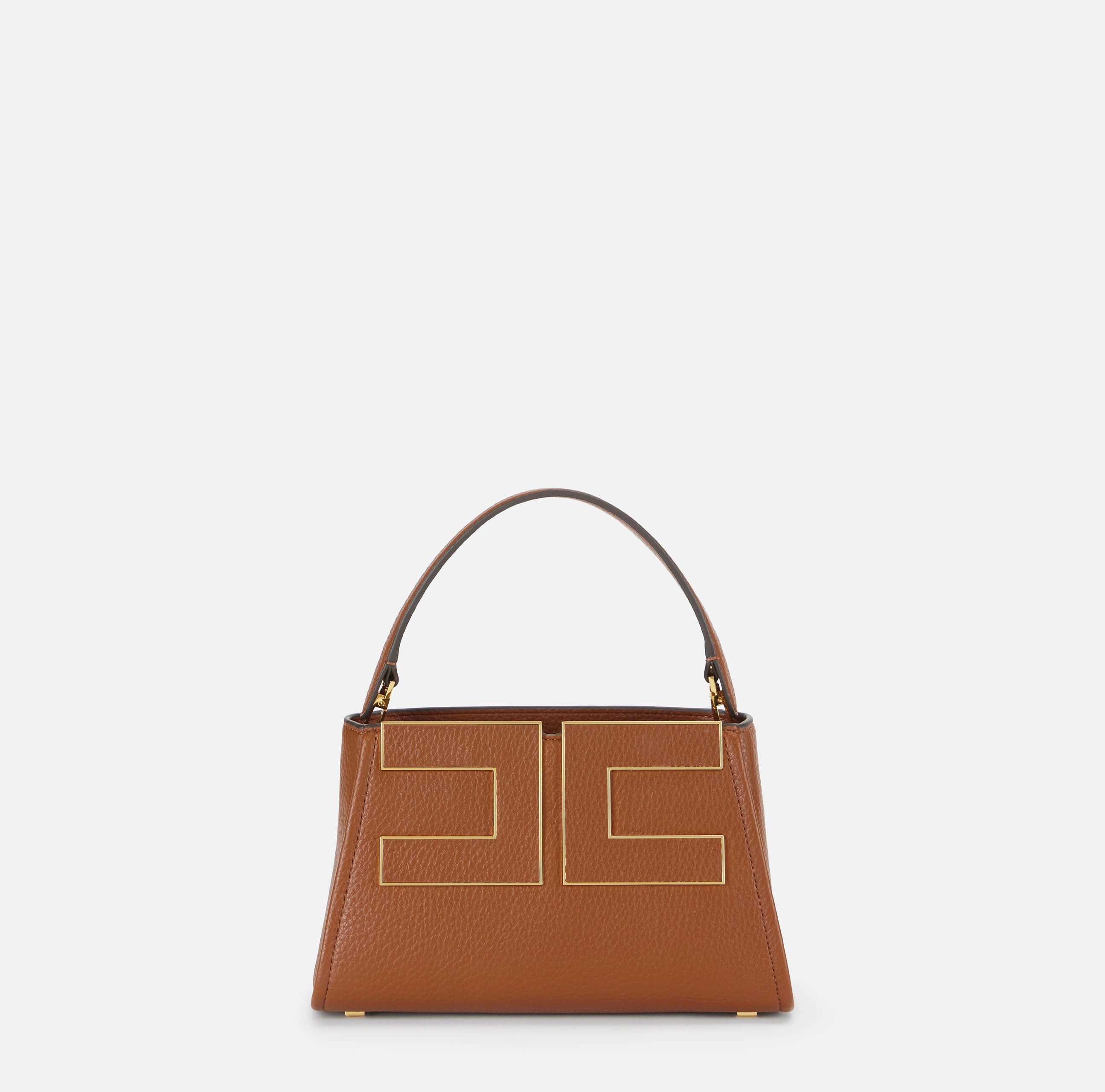 ELISABETTA FRANCHI Borsa a Mano Ecopelle Logo-Sigaro