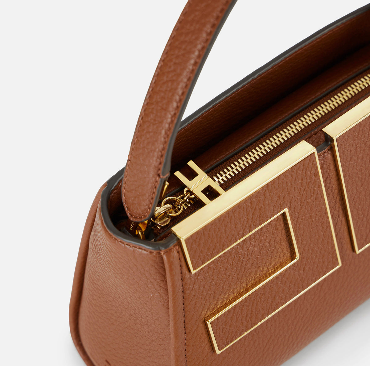 ELISABETTA FRANCHI Borsa a Mano Ecopelle Logo-Sigaro