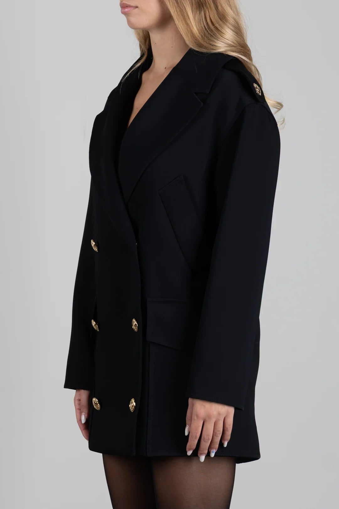ELISABETTA FRANCHI Caban scuba-Nero