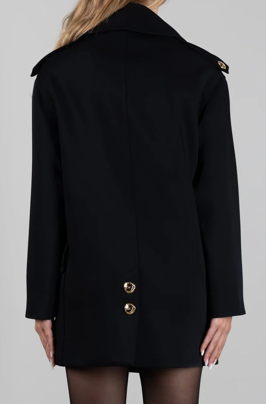 ELISABETTA FRANCHI Caban scuba-Nero
