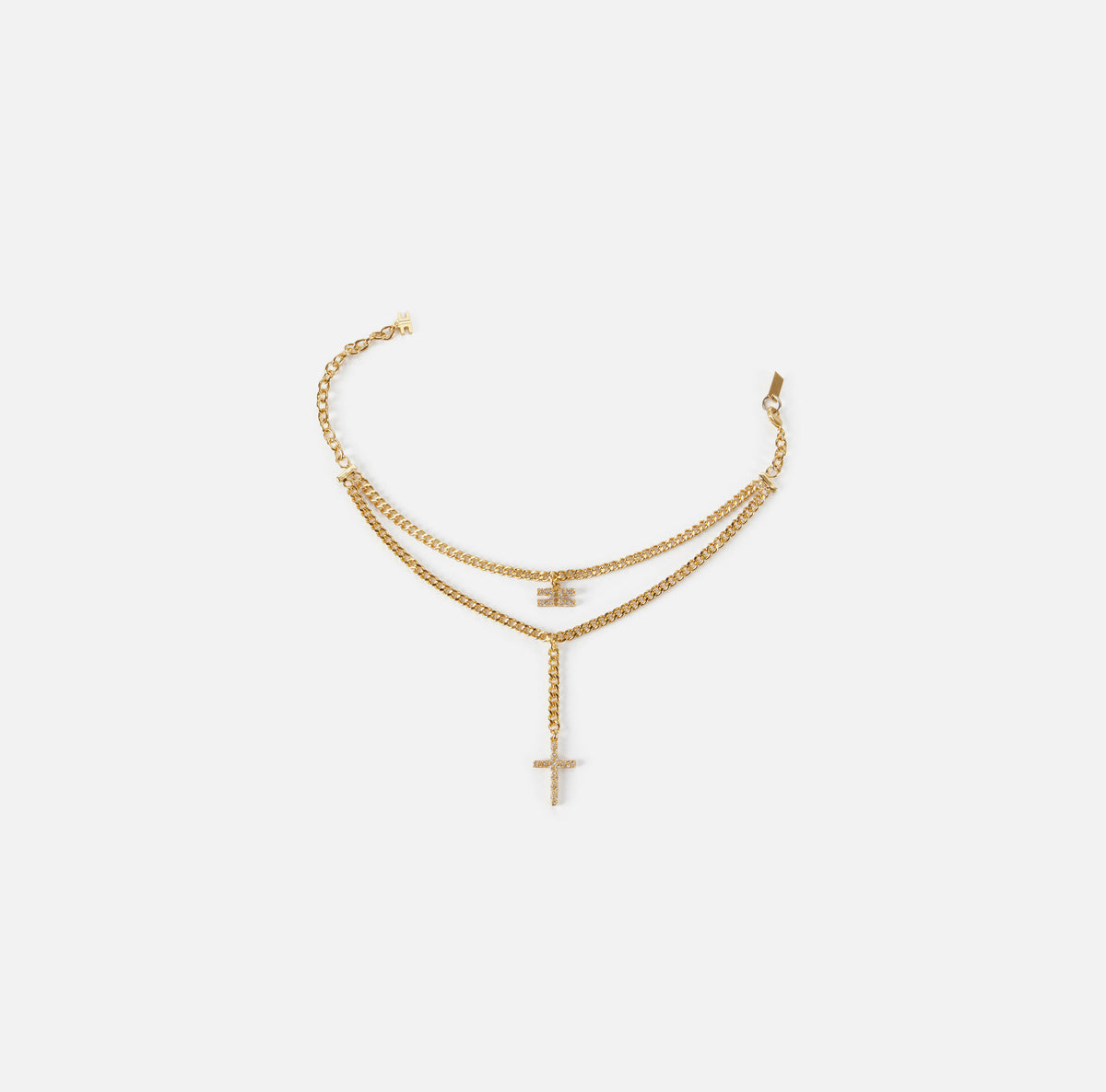 ELISABETTA FRANCHI CAVIGLIERA Doppio filo charms-Oro Giallo