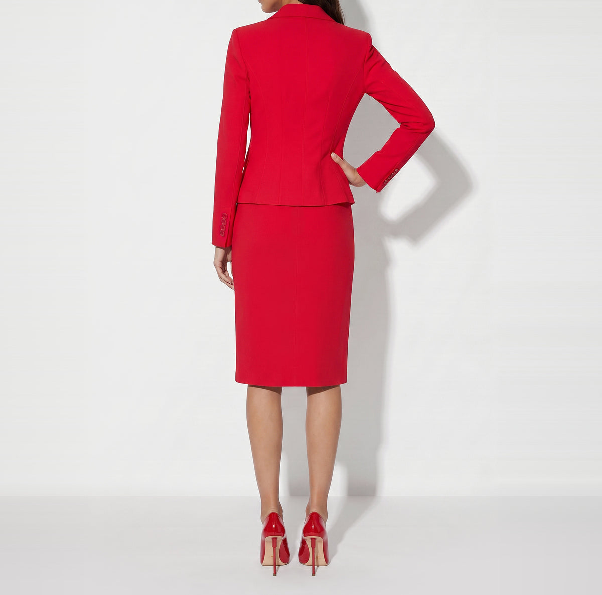 ELISABETTA FRANCHI Giacca Tessuto Tecnico-Red Passion