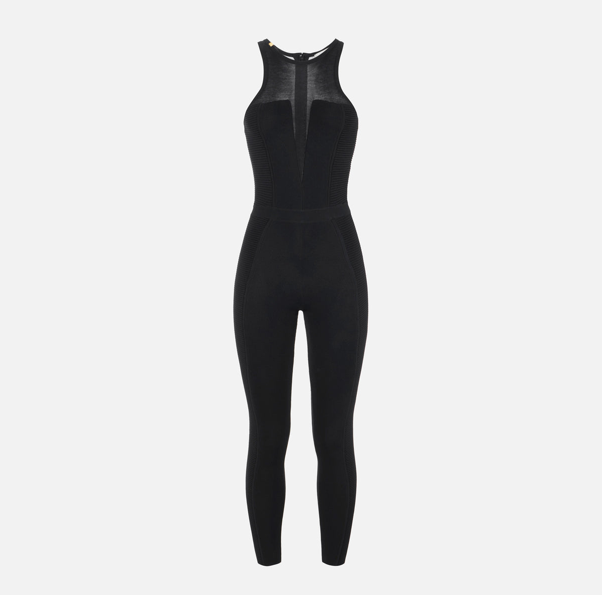 ELISABETTA FRANCHI Tuta Maglia Dettagli 3d-Nero
