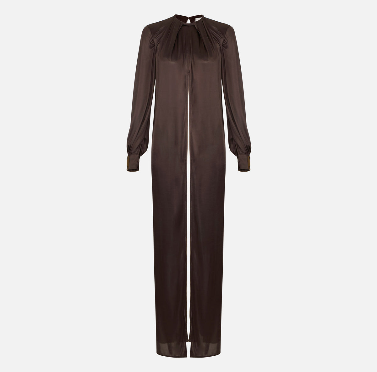ELISABETTA FRANCHI Casacca Jersey Lucido-Dark Chocolate