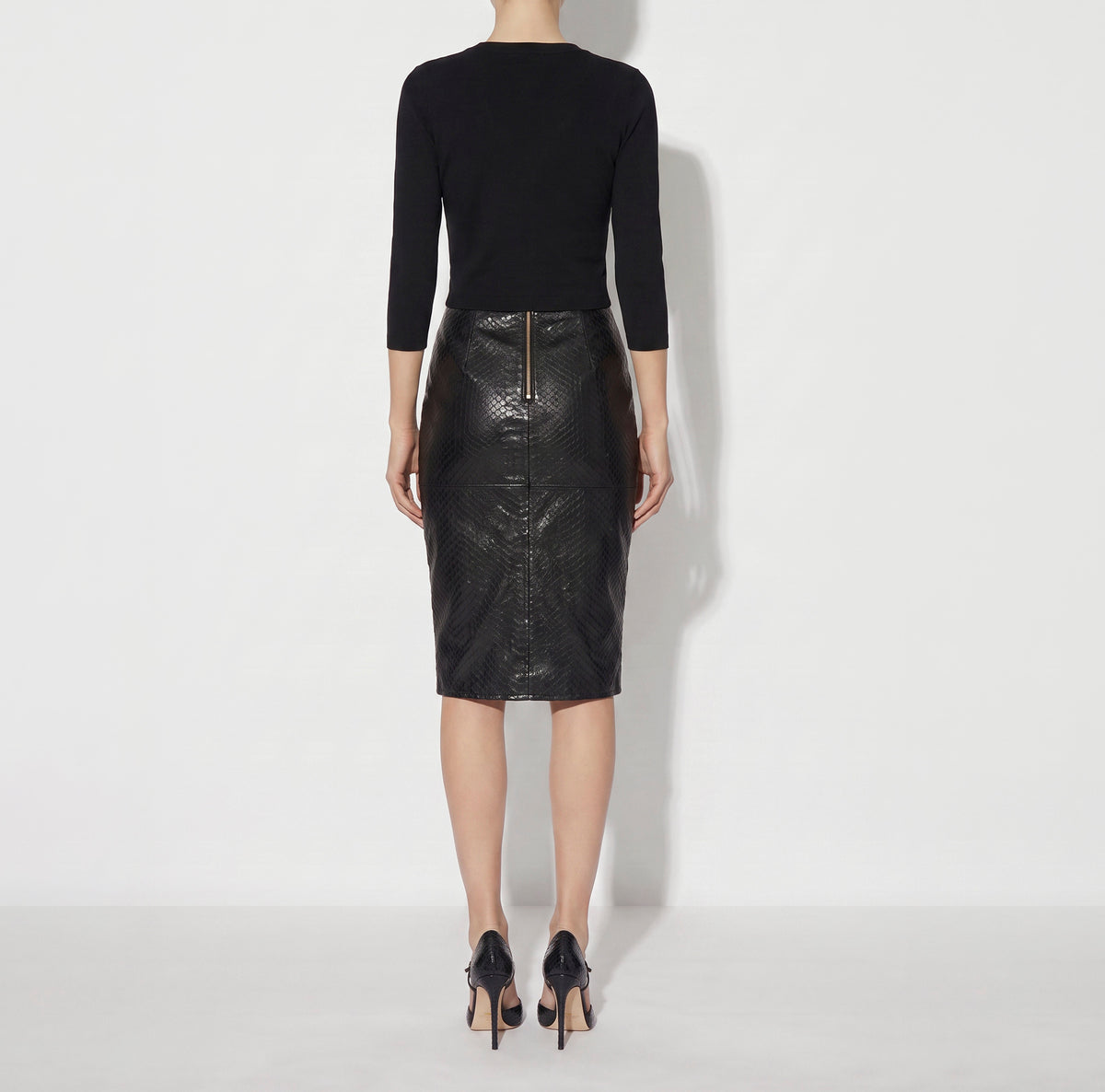 ELISABETTA FRANCHI Cardigan Bustier Maglia-Nero