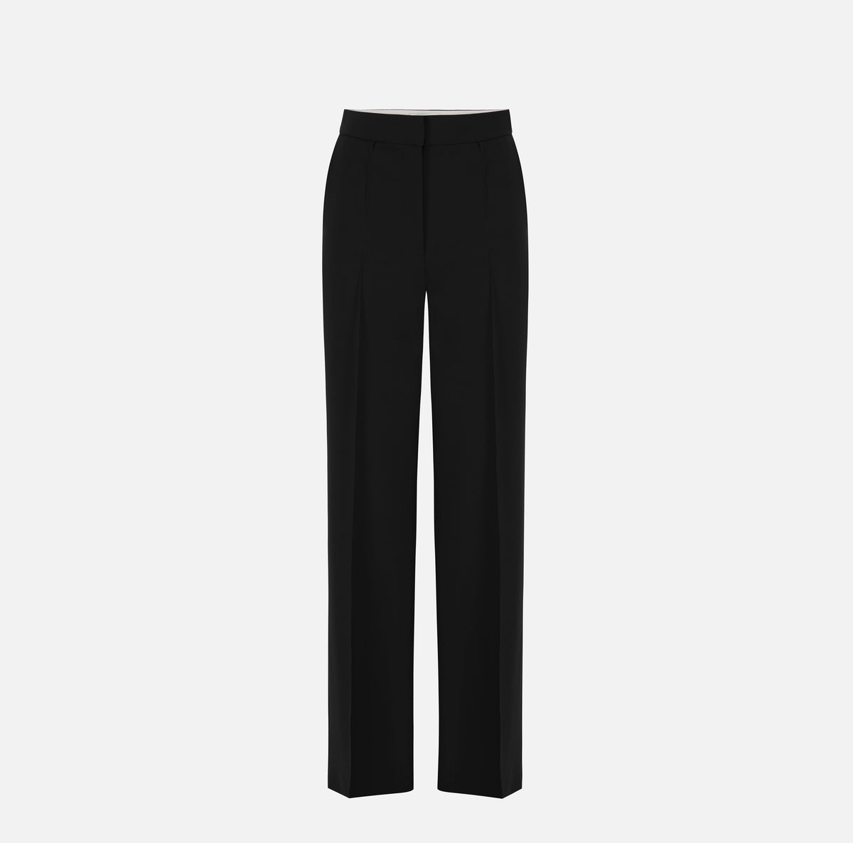 ELISABETTA FRANCHI PANTALONE crêpe-Nero