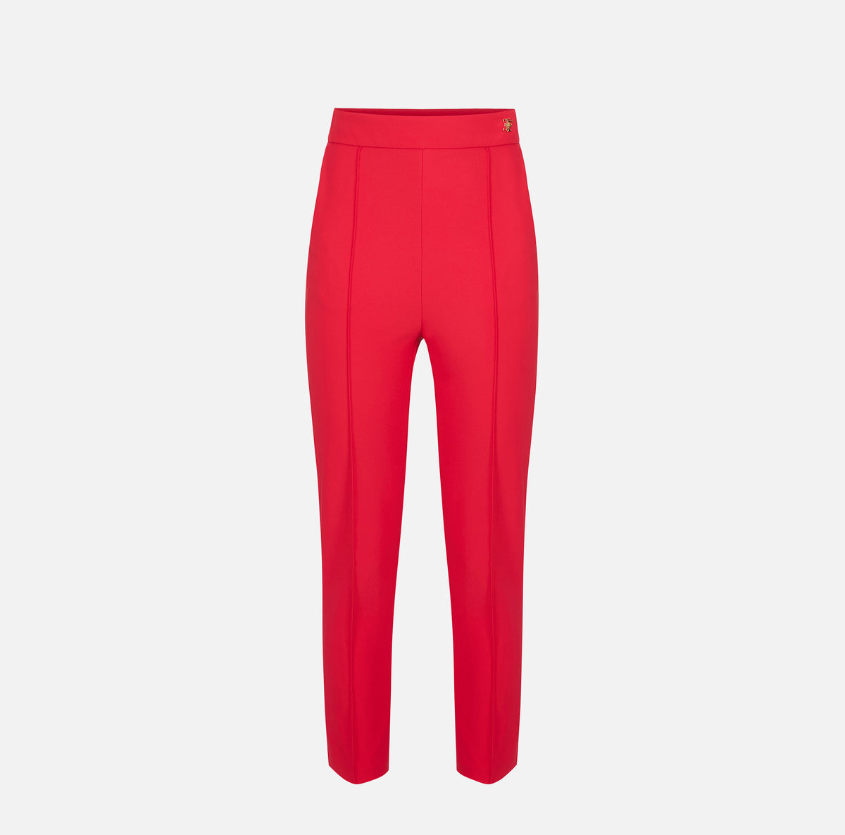 ELISABETTA FRANCHI PANTALONE Tessuto Tecnico-Red Passion
